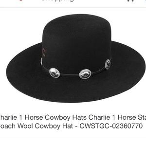 Charlie 1 horse stage coach hat